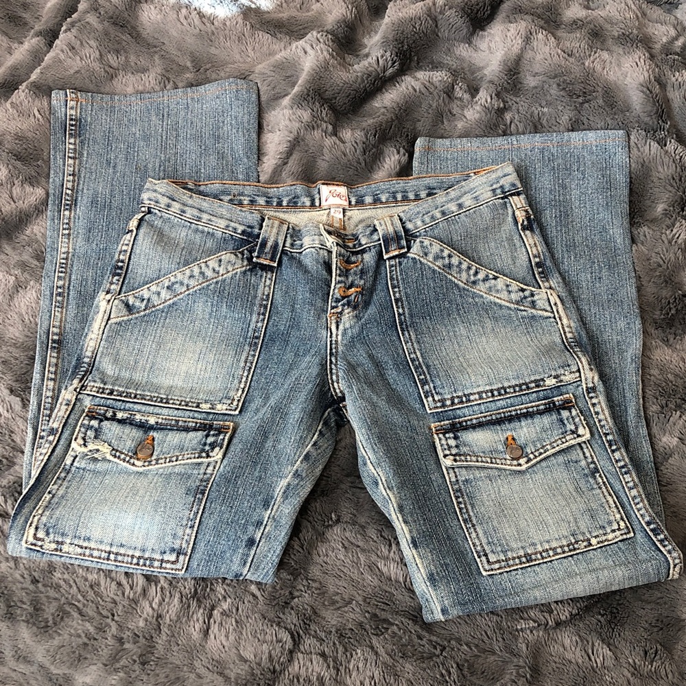Joie Relaxed Cargo Jeans - Picture 4 of 11